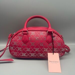Juicy couture crystal crush satchel purse